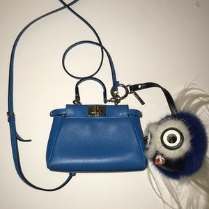 Fendi Mini Peekaboo Bag - Blue